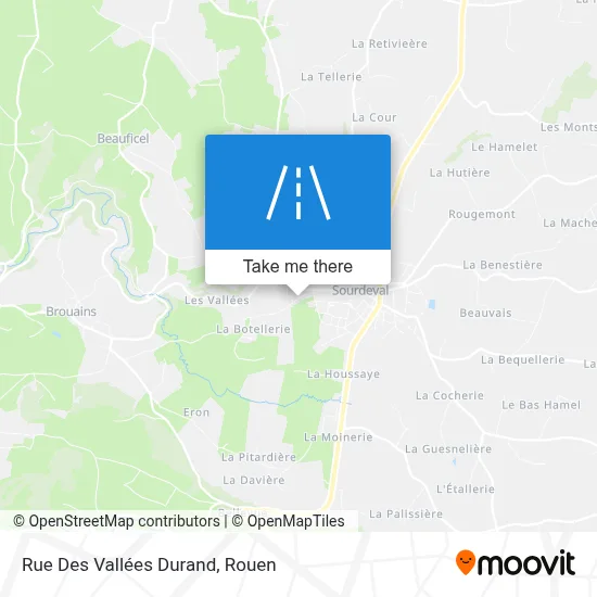 Rue Des Vallées Durand map