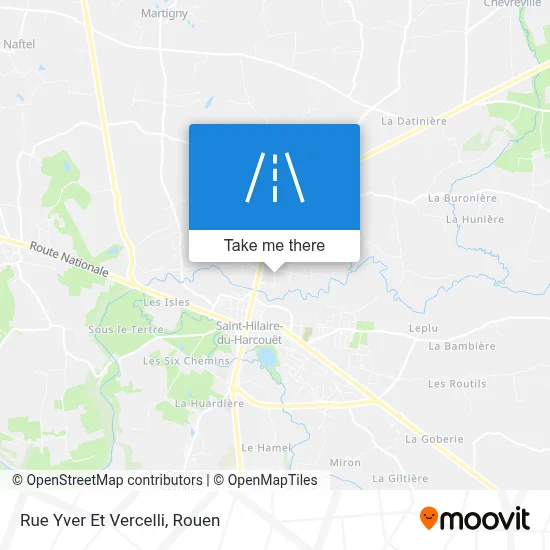 Rue Yver Et Vercelli map