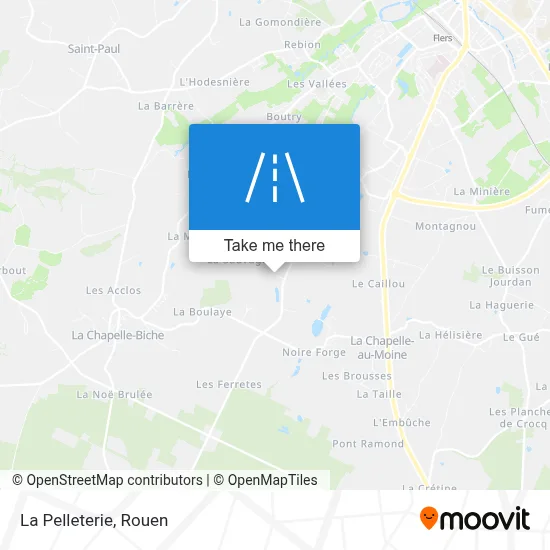 La Pelleterie map