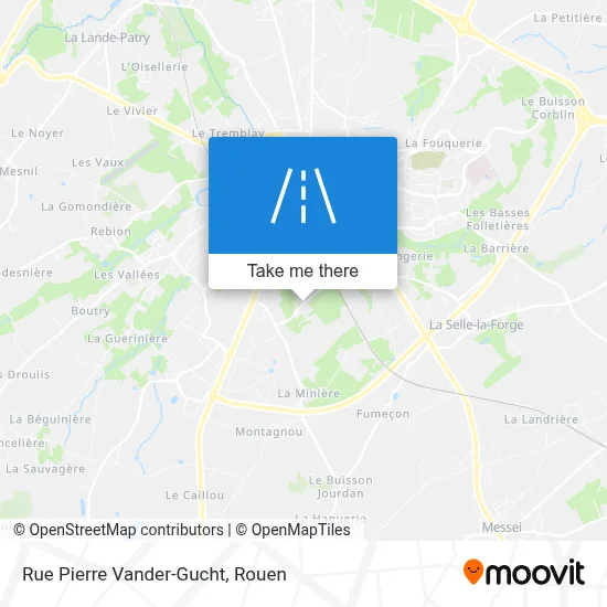 Rue Pierre Vander-Gucht map