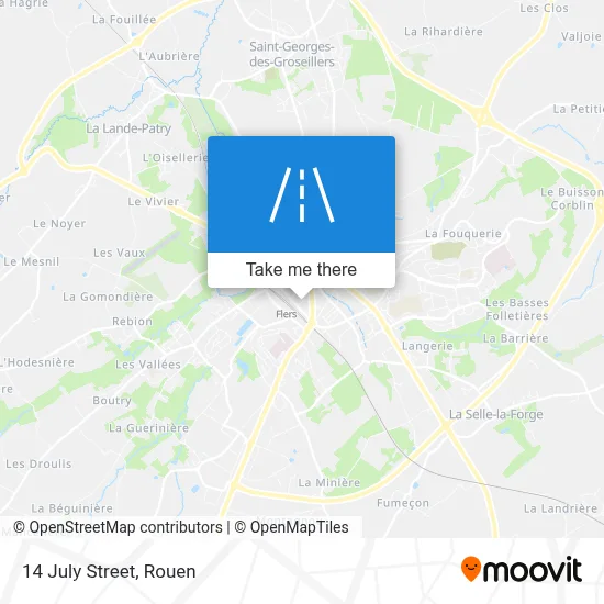Rue Du 14 Juillet map