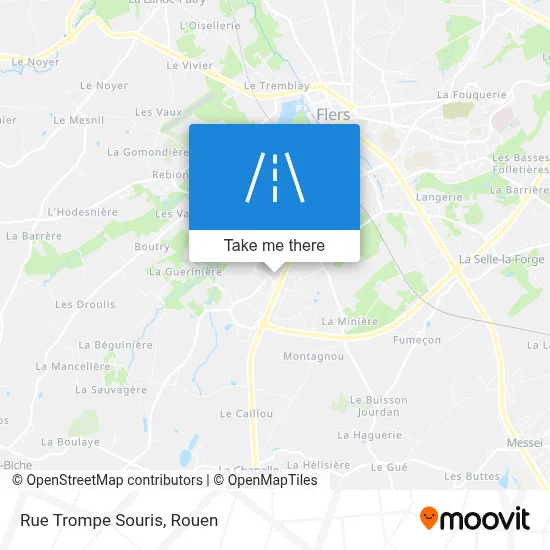 Rue Trompe Souris map