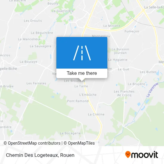 Chemin Des Logeteaux map