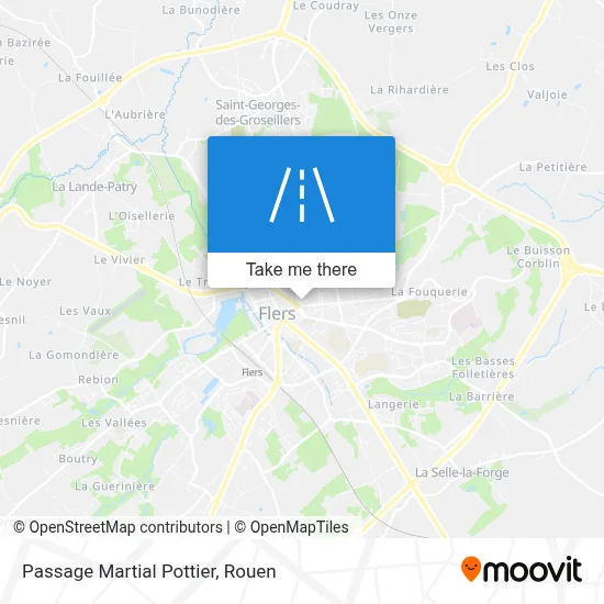 Passage Martial Pottier map