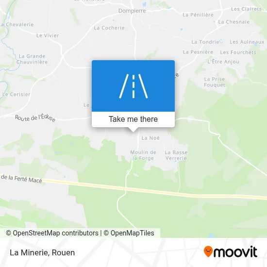 La Minerie map