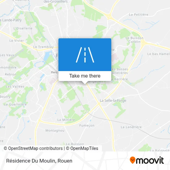 Résidence Du Moulin map