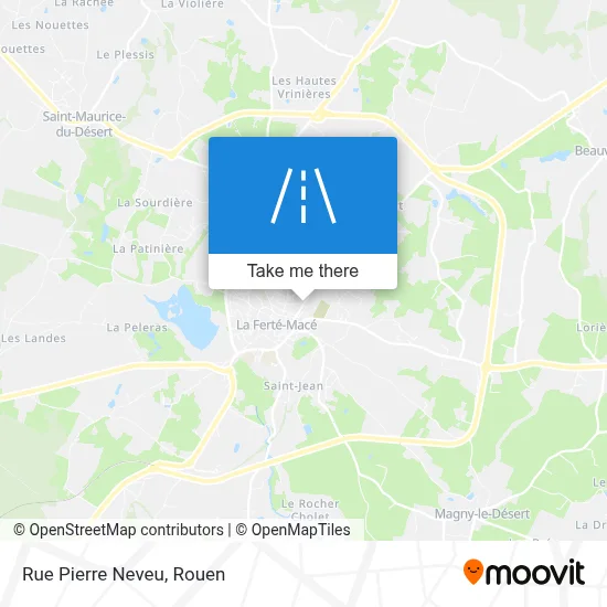 Mapa Rue Pierre Neveu