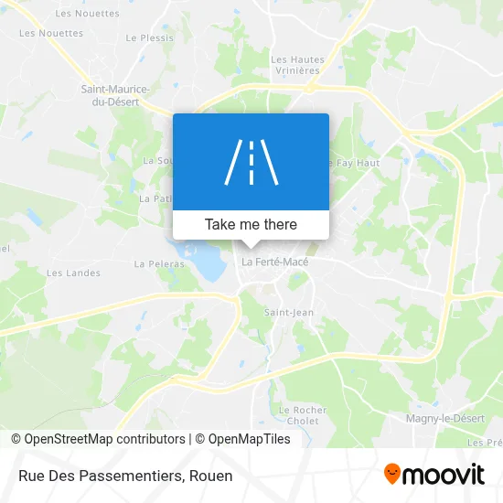 Mapa Rue Des Passementiers