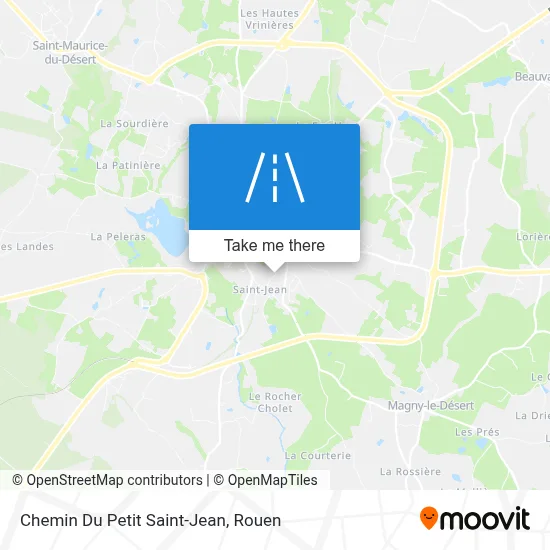 Chemin Du Petit Saint-Jean map