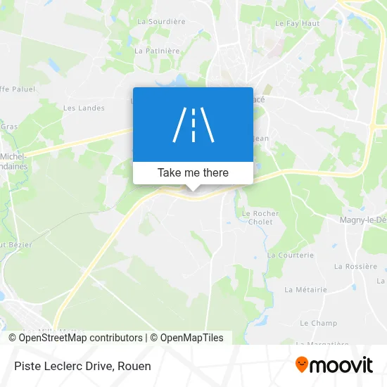Piste Leclerc Drive map
