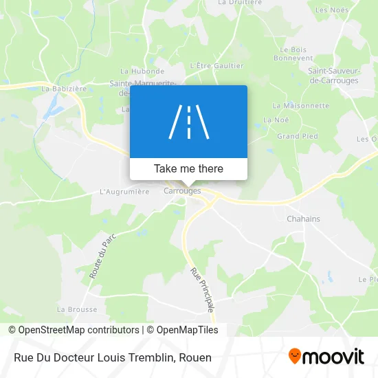 Mapa Rue Du Docteur Louis Tremblin