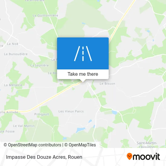 Impasse Des Douze Acres map