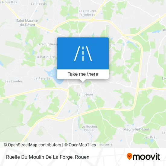 Ruelle Du Moulin De La Forge map