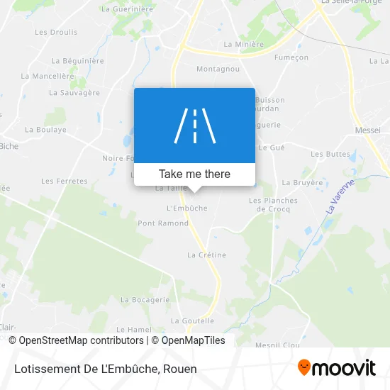 Lotissement De L'Embûche map