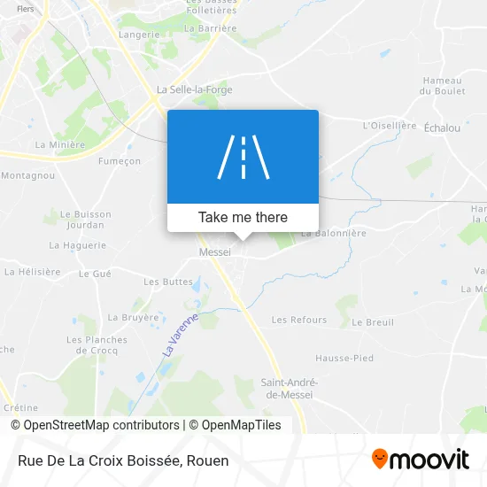 Rue De La Croix Boissée map