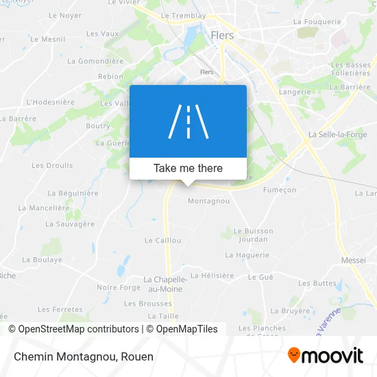 Chemin Montagnou map