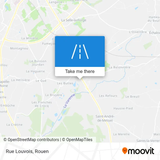 Rue Louvois map