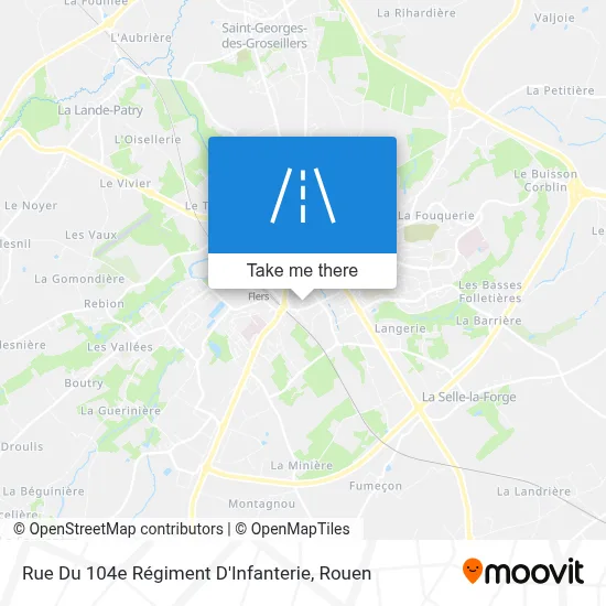 Rue Du 104e Régiment D'Infanterie map
