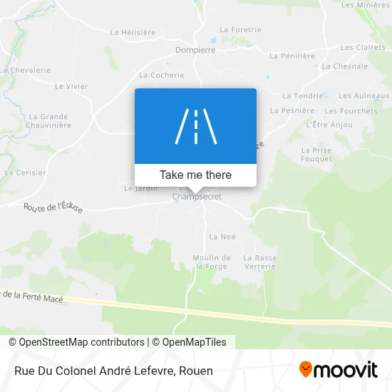 Mapa Rue Du Colonel André Lefevre