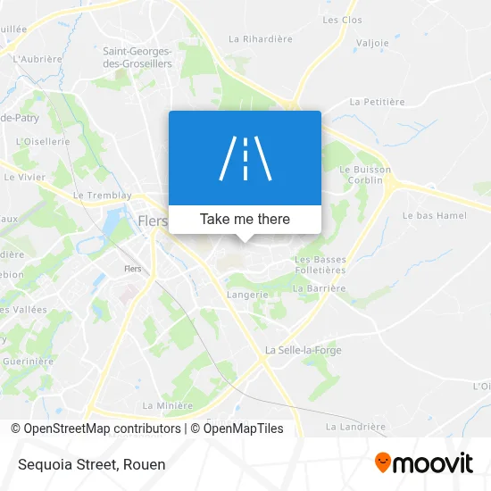 Rue Du Sequoia map