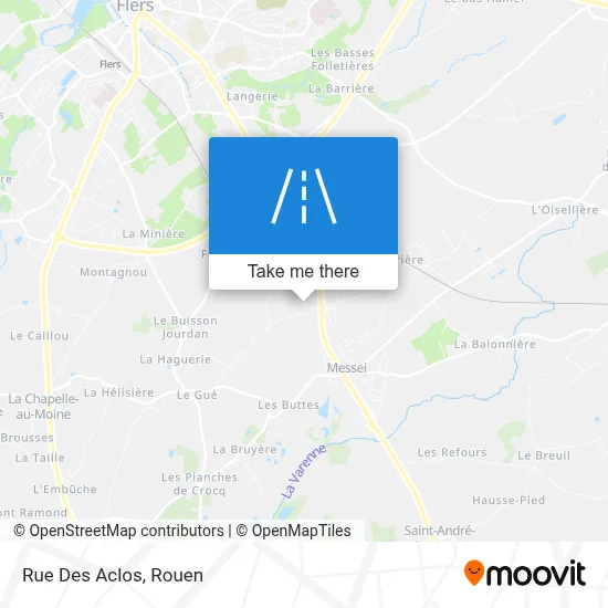 Rue Des Aclos map