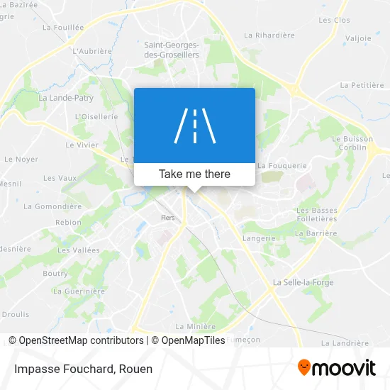Impasse Fouchard map