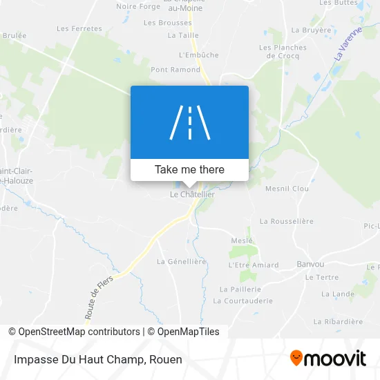 Impasse Du Haut Champ map