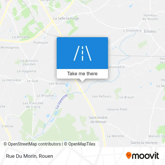 Rue Du Morin map