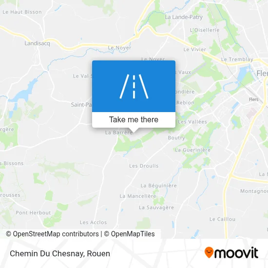 Chemin Du Chesnay map