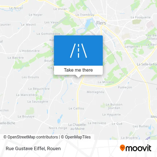 Rue Gustave Eiffel map