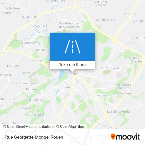 Rue Georgette Monge map