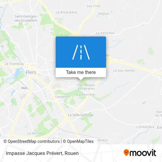 Impasse Jacques Prévert map