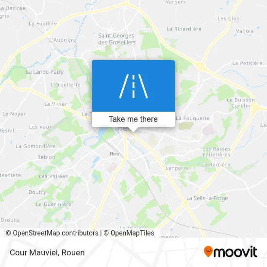 Cour Mauviel map