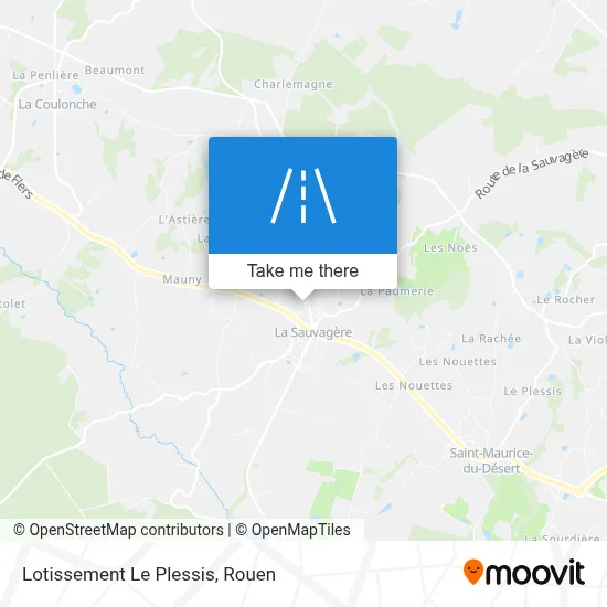 Lotissement Le Plessis map