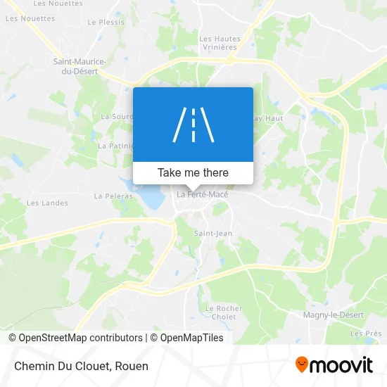 Chemin Du Clouet map