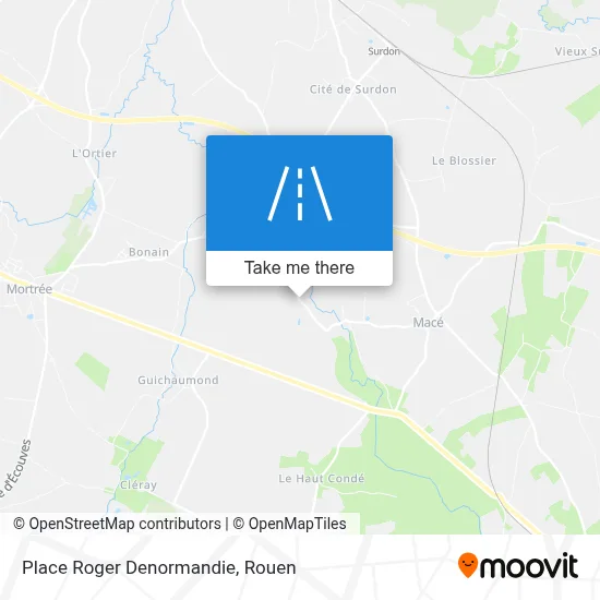 Place Roger Denormandie map