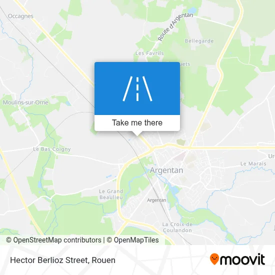 Rue Hector Berlioz map