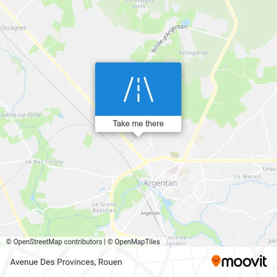 Avenue Des Provinces map