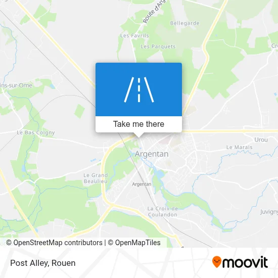 Mapa Ruelle De La Poste