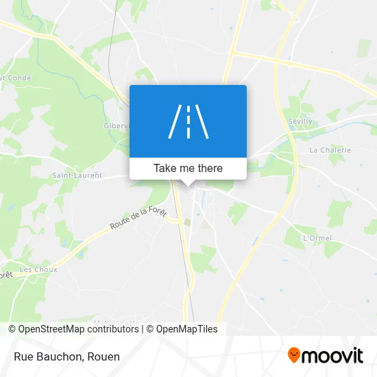 Mapa Rue Bauchon