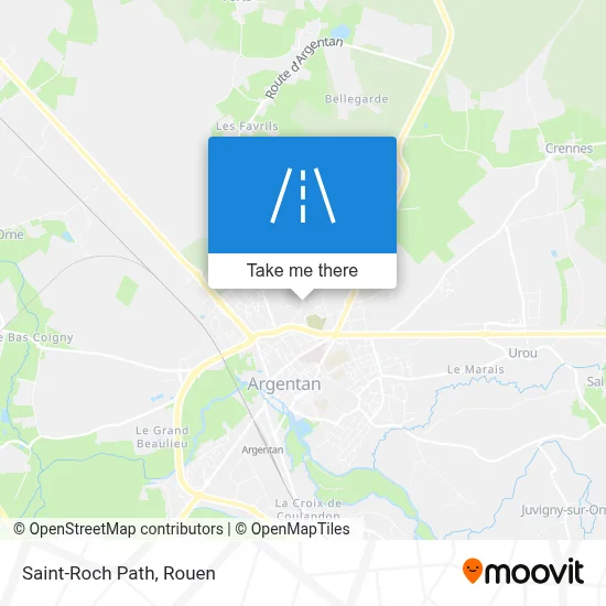 Mapa Chemin De Saint-Roch