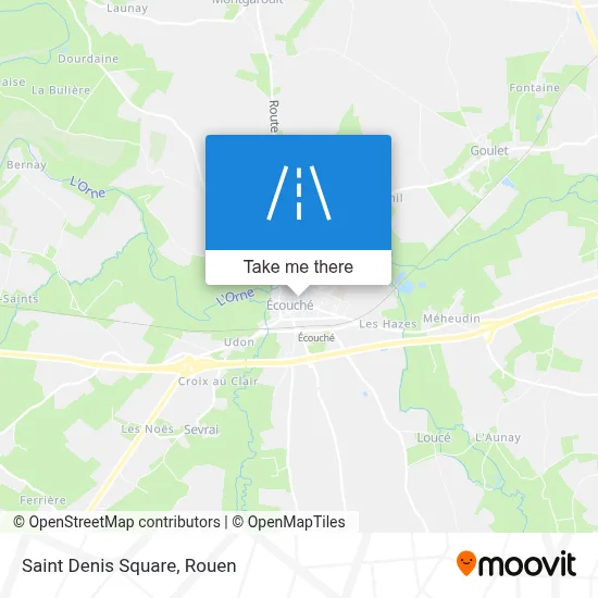 Place Saint-Denis map