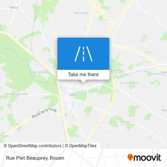 Rue Plet Beauprey map