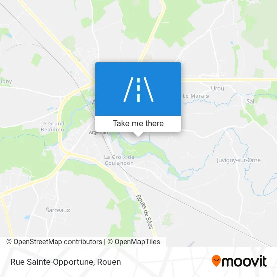 Rue Sainte-Opportune map