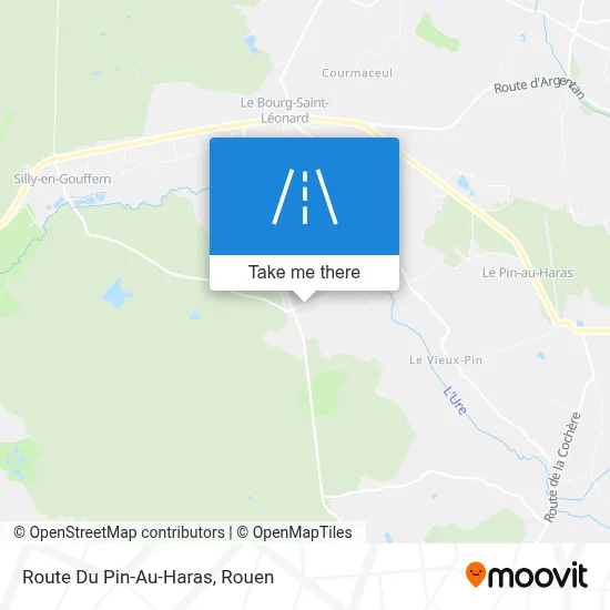 Route Du Pin-Au-Haras map