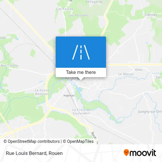 Rue Louis Bernard map