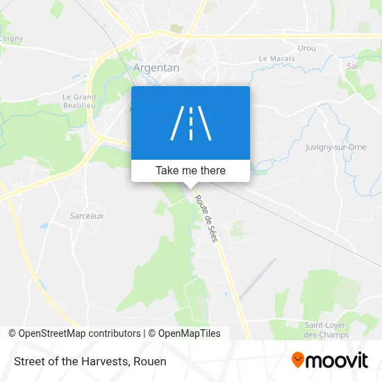Rue Des Moissons map