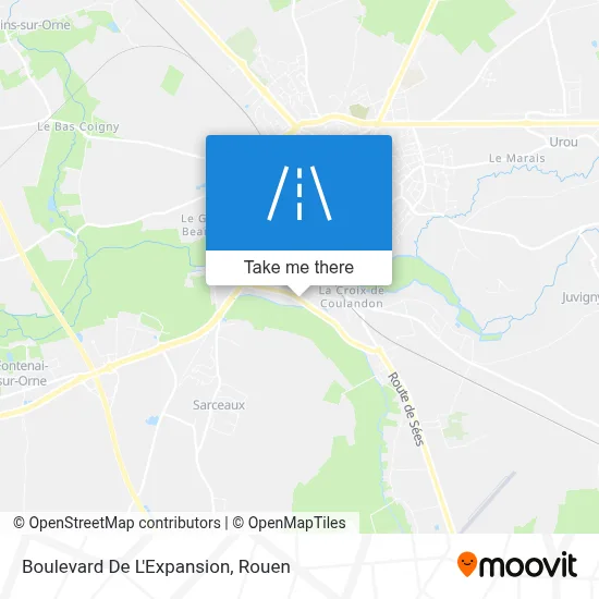Boulevard De L'Expansion map