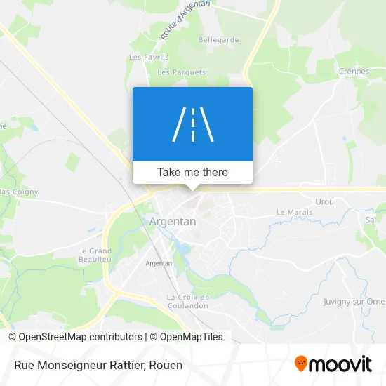 Rue Monseigneur Rattier map