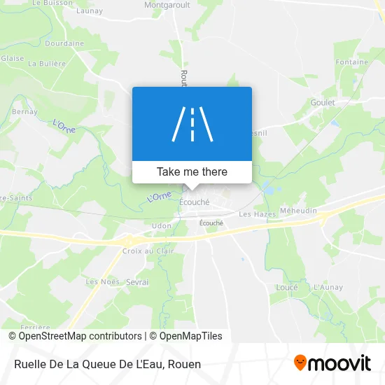 Ruelle De La Queue De L'Eau map